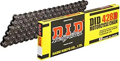 Produktbild von DID Rollenkette DID428D/90C Kette offen mit Clipschloss (RJ)