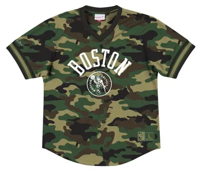 Zdjęcie produktu dla Koszulka Sportowa Mitchell & Ness NBA Boston Celtics Camo Mesh V-Neck