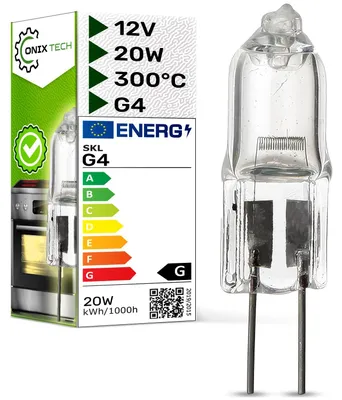 Halogeenlamp G4 12V 20W 300°C für Dunstabzugshaube