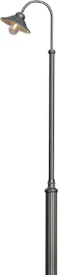 Produktbild von Konstsmide Vega Leuchtenkopf schwarz lackiertes Aluminium, klares Glas, Hand EU 559-750