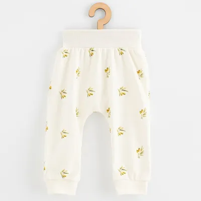 Zdjęcie produktu dla Spodnie niemowlęce z bawełny organicznej New Baby Olive, rozmiar 74 (6-9m)