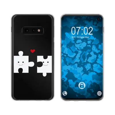 Produktbild von PhoneNatic Case kompatibel mit Samsung Galaxy S10e Silikon-Hülle in Love Herz M1