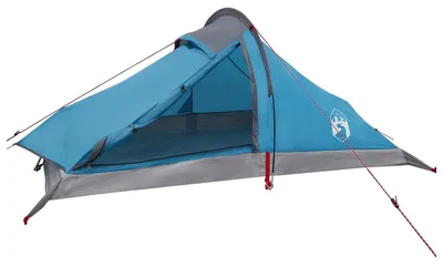 Produktbild von vidaXL Trekkingzelt 4 Personen Blau 185T Polyester mit PolyurethanBeschichtung