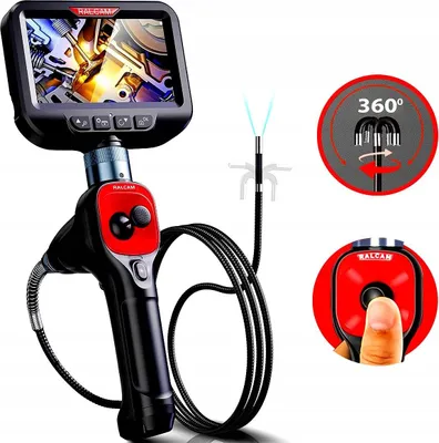 Produktbild von Inspektionskamera BOROSKOP Ralcam F604B, Endoskop, 3,9 mm, 4-Wege-Funktion, IP67, 5" LCD, HD
