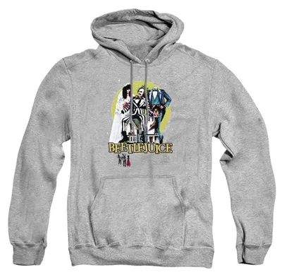 Productafbeelding van Beetlejuice - "Revisited" hoodie voor heren/dames, uni model, TV38431 (XL) (Sportieve heatherkleur), AI-gegenereerde afbeelding