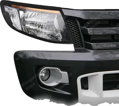 Zdjęcie produktu dla Osłona tylnych świateł Ford Ranger, kompatybilna z Ford Ranger 2012-2014, matowa czerń, 2012-2014