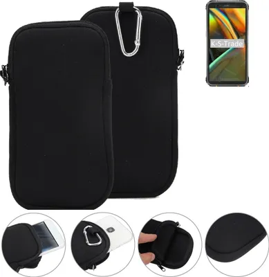 Produktbild von K-S-Trade Neopren-Hülle Handyhülle kompatibel mit Blackview BV5100 Schutzhülle Neoprenhülle Sleeve Schutz-Hülle Gürtel Tasche Case Holster