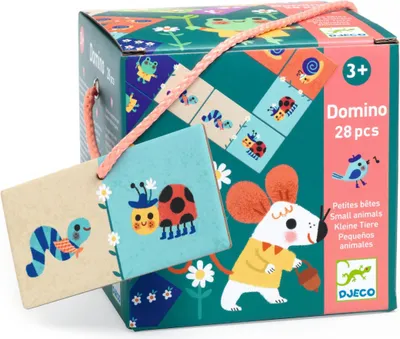 Produktbild von Djeco-Lernspiele: Domino Kleine Tiere