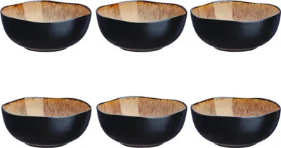 Zdjęcie produktu dla miska bjorn IRIS Ø16,5cm - 6 sztuk - Dziki brąz