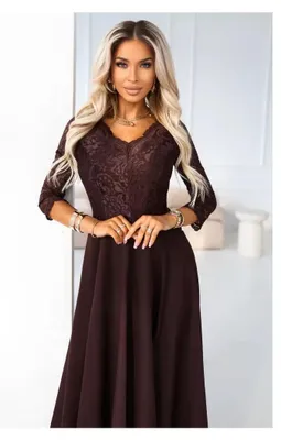 Produktbild von Kleid NUMOCO 309-14 SCHOKOLADE Größe: XL