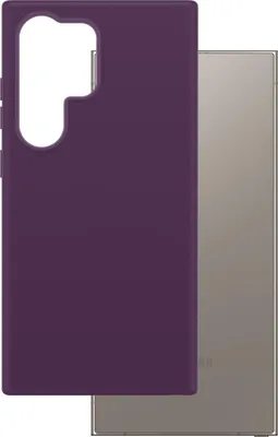 Produktbild von CARE Fashionable Case Plum Purple w. QI Galaxy S25 Ultra