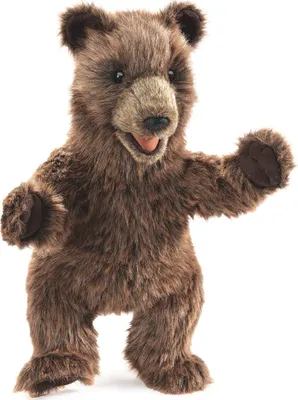 Produktbild von Folkmanis Handpuppe Bärenjunges 43 cm
