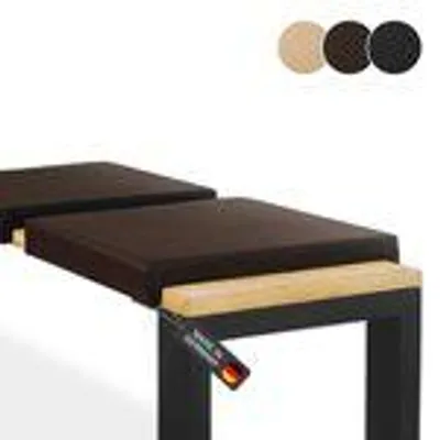 Produktbild von Bankkissen Klemmkissen Sitzkissen mit 2 Leisten, 40cm Klemmtiefe