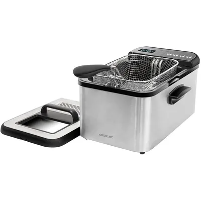 Produktbild von Cecotec 04300, Fritteuse, 3,2 l, 3,2 l, 190 °C, Einzelbild, Edelstahl