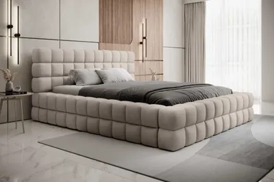 Produktbild von YOURHOUSE24 Polsterbett Dizzle Bett Doppelbett Bettgestell mit Lattenrost (Farbe: Touch 18, Größe: 160x200 cm)