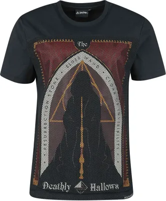 Produktbild von Harry Potter T-Shirt Damen Deathly Hallows schwarz XXL