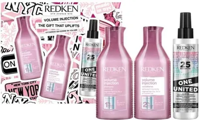 Produktbild von Redken Volume Geschenkset – Shampoo 300 ml + Conditioner 300 ml + One United 150 ml