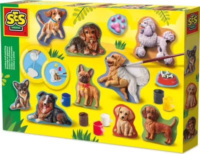 Produktbild von SES Gipsabdrücke+Stoffhunde 01294 12946