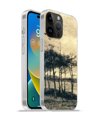 Produktbild von MuchoWow® Handyhülle Schutzhülle Hülle für Apple iPhone 14 Pro Max Kiefern im Sumpf - Vincent van Gogh Silikon Softcase Handy Hülle - Hardcover