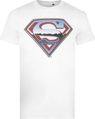 Image de Superman - T-Shirt Logo pour homme TV314 (L) (Blanc)