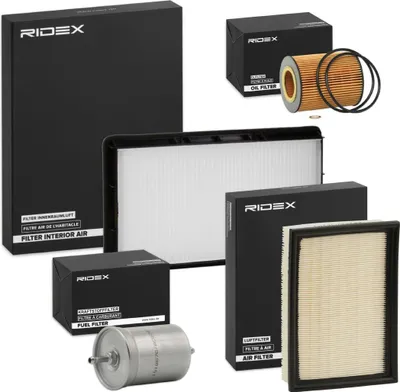 Produktbild von RIDEX Filterset Inspektionspaket Filtersatz für BMW 3 Limousine (E36) 3 Coupe (E36) 3 Cabrio (E36)