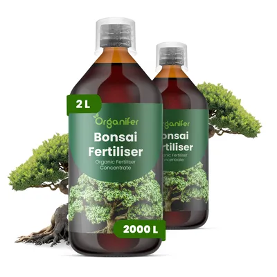 Produktbild von Bonsai Flüssigdünger 3x1L – 2-1-8 NPK – Flüssigdünger Für Bonsai & Zierpflanzen – Fördert Vitalität & Struktur – Organifer