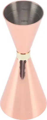 Obrázek produktu pro Jigger z nerezové oceli 30 mm až 60 mm Elegantní flexibilní Jigger kužel pro koktejlové barmanství měděné pokovení