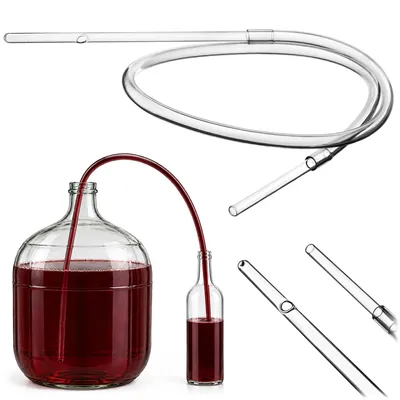 Immagine prodotto di KADAX, sifone da cucina "Agris", sifone da vinificazione, tubo di fermentazione, 120 cm, tubo da vino,, Immagine generata dall'IA