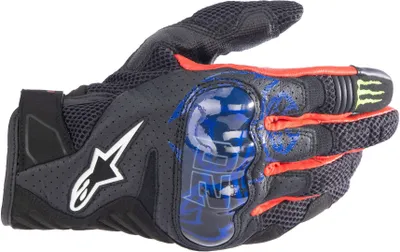 Immagine prodotto di Guanti da moto Alpinestars FQ20 SMX-1 Air V2 Monster, nero/blu/rosso, L