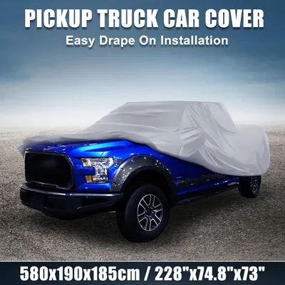 Produktbild von Autoabdeckung Auto Abdeckplane Pickup Fahrzeug LKW Outdoor Vollgarage für Toyota Tacoma Crew Cab Pickup 4-Türer