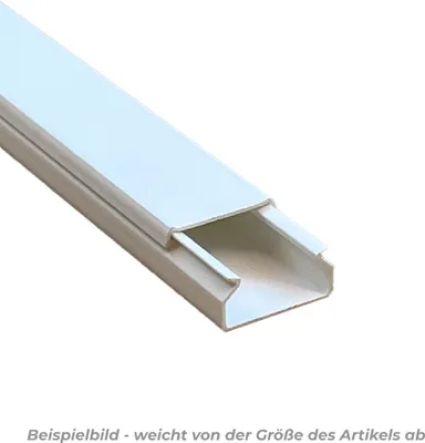 Produktbild von Kabelkanal 25x25 mm Weiß – 1 m – selbstklebend – Kunststoff