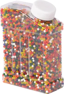 Produktbild von EDUPLAY 120598 Wassserperlen Sensorik Kügelchen Mini-Gelkügelchen, bunt (230 g)