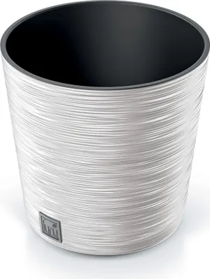 Produktbild von Prosperplast 7.5l Furu Collection 25x25x24.7 Cm Blumentopf Silber Silber One Size