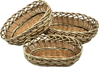 Obrázek produktu pro Proutěná ošatka oválná sada tří kusů