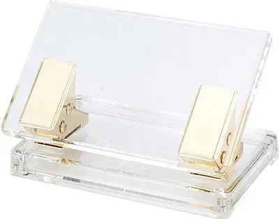 Produktbild von Papierlocher für 30 Blatt, goldfarbenes Metall, Ablagebox