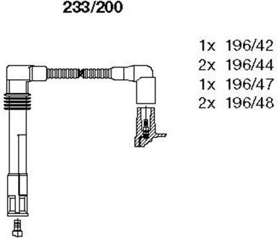 Produktbild von Bremi Zündleitungssatz für Audi A4 A6 A8 Skoda Superb VW Passat