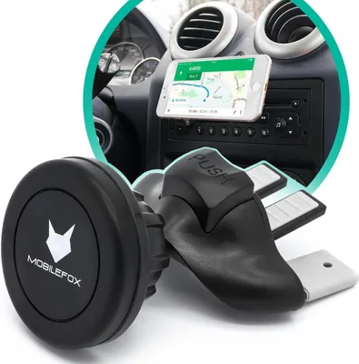 Produktbild von Mobilefox 360° Magnet CD Schlitz KFZ Halterung Auto Handy Halter Slot Universal