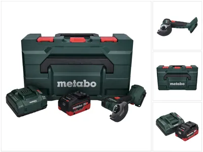 Obrázok produktu pre Akumulátorová uhlová brúska Metabo CC 18 LTX 18 V 76 mm bez kefiek + 1x batéria 5,5 Ah + nabíjačka + metaBOX