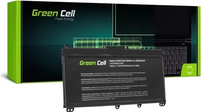Obrázek produktu pro Green Cell - Baterie pro notebooky (odpovídá: HP TF03XL, HP HSTNN-LB7X, HP 920046-421, HP 920070-855) - Lithium-polymerová - 3600 mAh - černá - pro notebooky HP Pavilion 14, 15, 17 (GC-HP145)