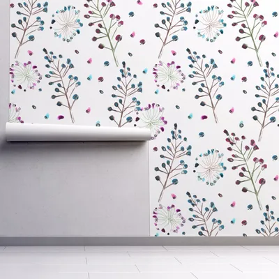 Produktbild von Coloray Fototapete 290x290 cm Latextapete Magicstick - Mädchen Schlafzimmer Floral.
