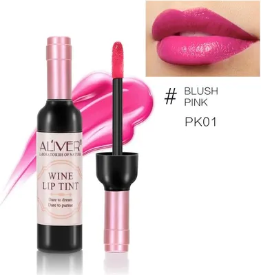 Image de Rouge à lèvres liquide Aliver Wine Lip Tint- Blush Pink/PK01