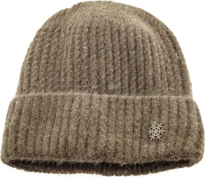 Immagine prodotto di Cappello con motivo a fiocco di neve per donna e ragazza Ideale per le fredde giornate autunnali e invernali Marrone