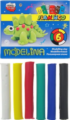 Obrázek produktu pro Modelovací hlína 6 barev Flamingo