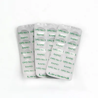 Produktbild von W'eau Pooltester Nachfüllpackung DPD 3 Tabletten 100 Stück Gesamtchlor Manuell