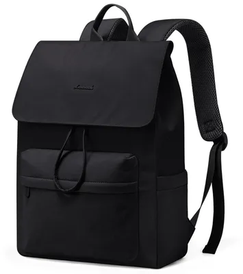 Produktbild von Rucksack Damen Leichter Schulrucksack Teenager mit Laptopfach Large 17.3" Schwarz