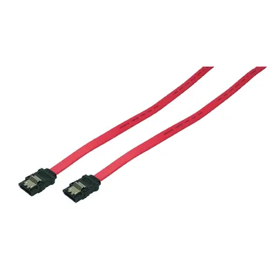 Zdjęcie produktu dla Kabel LogiLink SATA z końcówką zabezpieczającą 90 cm