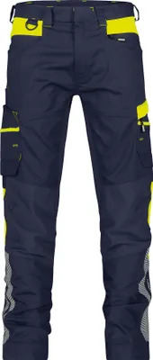 Produktbild von DASSY Arbeitshose HONG KONG Stretch Gr. 58  blau/gelb  STANDARD