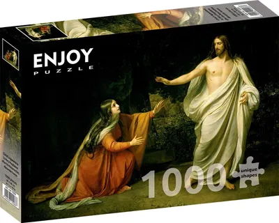 Zdjęcie produktu dla Puzzle 1000 elementów Enjoy – Aleksander Iwanow: Objawienie się Chrystusa Marii Magdalenie po zmartwychwstaniu