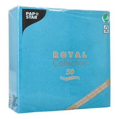 Obrázek produktu pro Papstar Servietten ROYAL Collection türkis 40x40cm 50 Stück