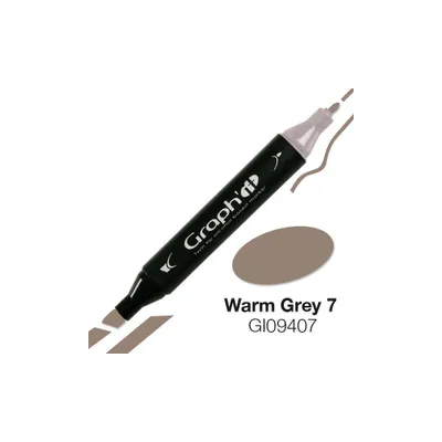 Produktbild von Graph'It Marker mit Doppelspitze - Warmgrau 7